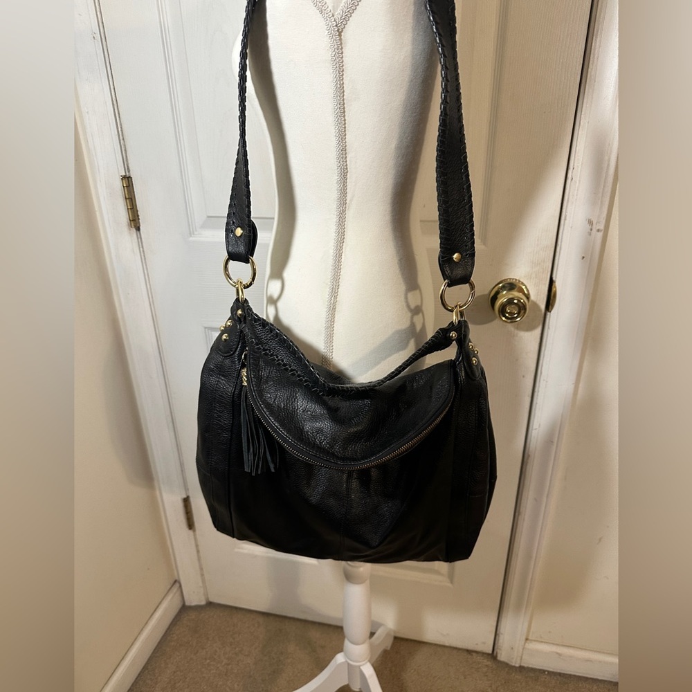 Onna Ehrlich Classic Black Hobo Bag